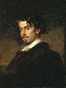 Valeriano Dominguez Becquer Bastida portrait of Gustavo Adolfo Becquer